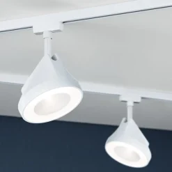 Paulmann URail LED-spotti Arena, signaalivalkoinen, 2700 K, himmennettävä
