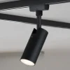 Paulmann URail LED-spotti Tubo musta 3 000 K