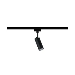Paulmann URail LED-spotti Tubo musta 3 000 K