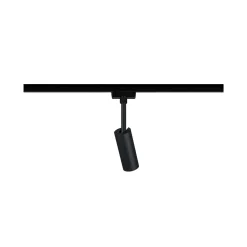 Paulmann URail LED-spotti Tubo musta 3 000 K