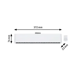 Paulmann URail LED-valonauha Zelos, 3000K, signaalivalkoinen, himmennettävä