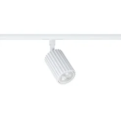 Paulmann URail Lirena -kiskovalaisin, valkoinen, Ø 6 cm, GU10