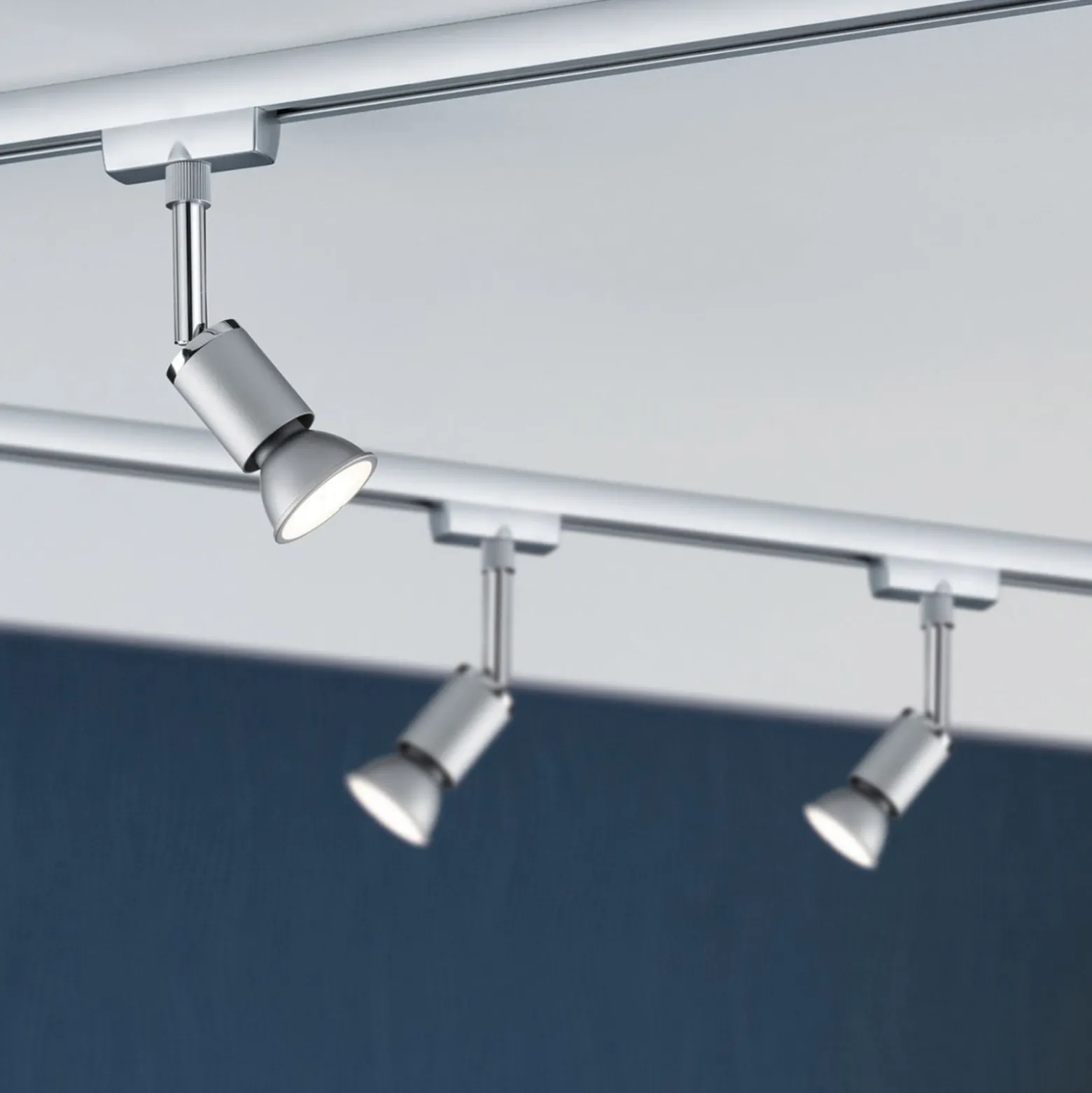 Paulmann URail Pure II spotti, kromi matta