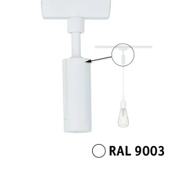 Paulmann URail riippuadapteri Universal, 50 W, signaalivalkoinen