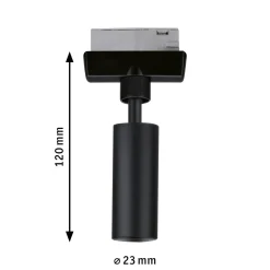 Paulmann URail -riippusovitin Universal 50W musta