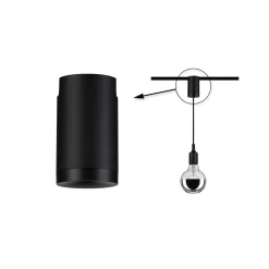 Paulmann URail -riippusovitin universal 100W musta