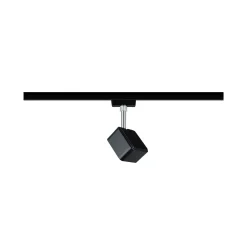 Paulmann URail Spot Cube musta, himmennys, 4 000 K