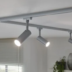 Paulmann URail Tubo LED-spotti, kromi matta