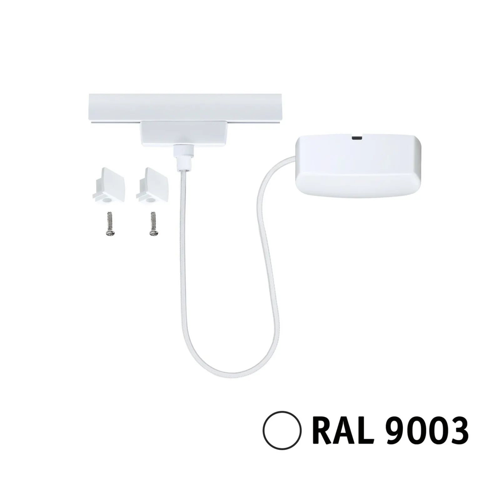 Paulmann URail virransyöttö, signaalivalkoinen, 100 cm
