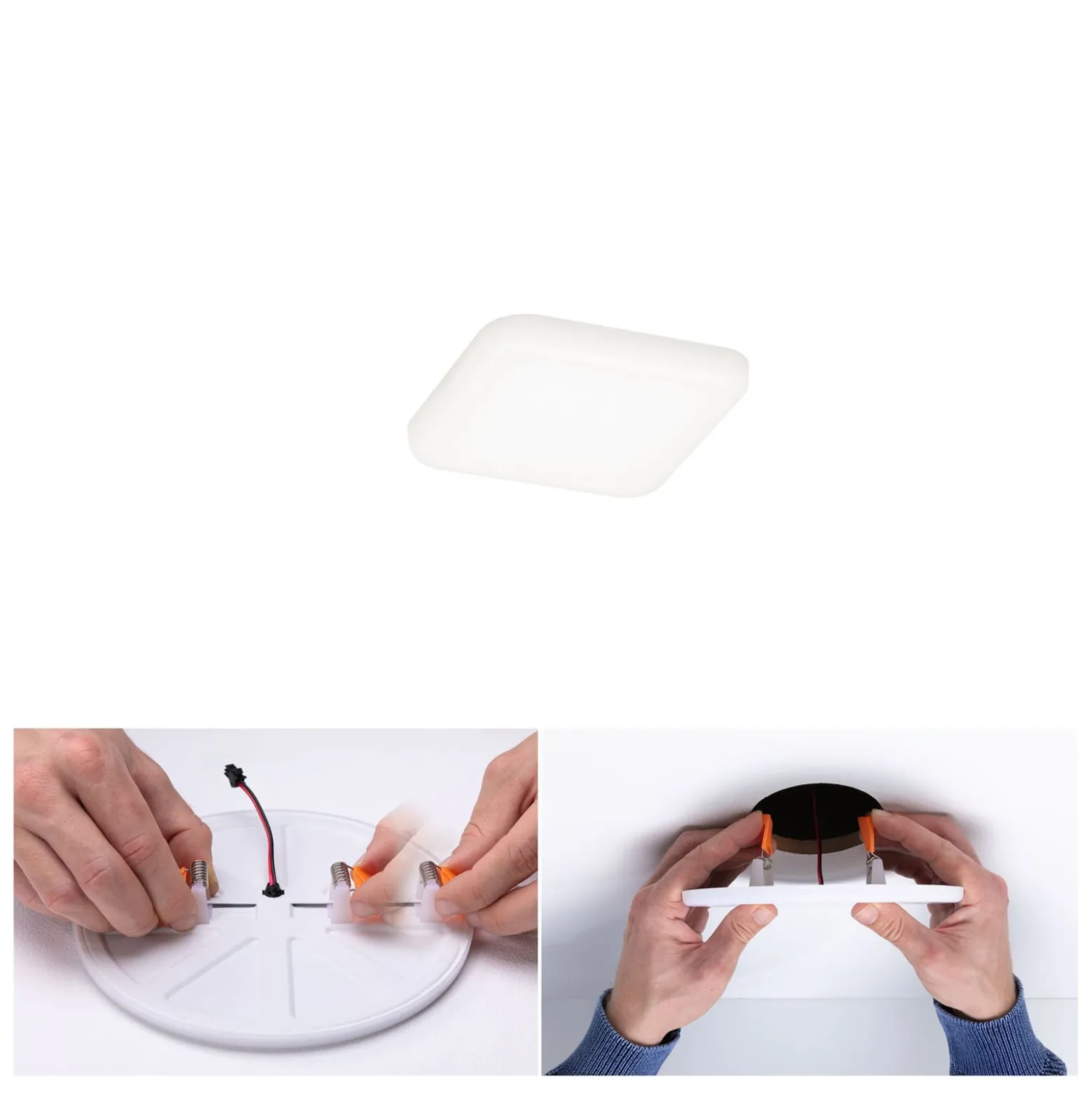 Paulmann Veluna -LED-uppovalo 4 000 K 7,5 x 7,5