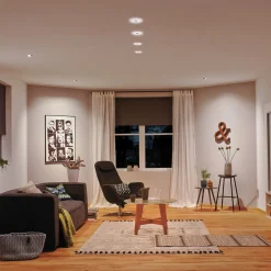 Paulmann Whirl -LED-uppovalo 6W 3 kpl pyöreä