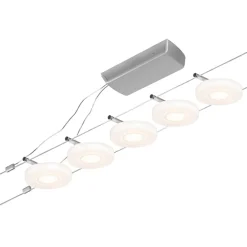 Paulmann Wire DiscLED LED-vaijerijärjestelmä, 5-lamppuinen