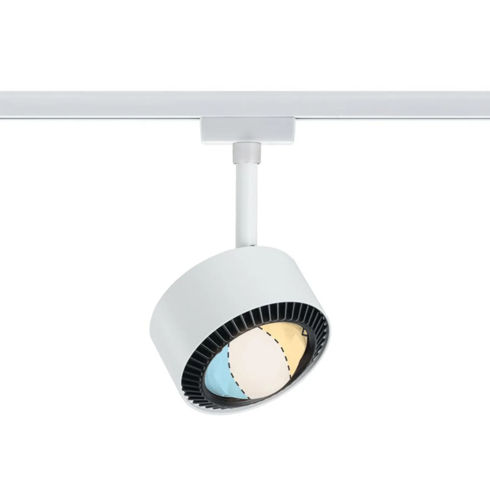 Paulman URail LED-kohdevalaisin Aldan, signaalivalkoinen, White Switch