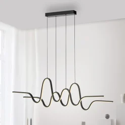 Paul Neuhaus Altitude LED-riippuvalaisin, musta, pituus 125 cm