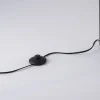 Paul Neuhausin LED-lattiavalaisin Conni, musta, metalli, 140 cm