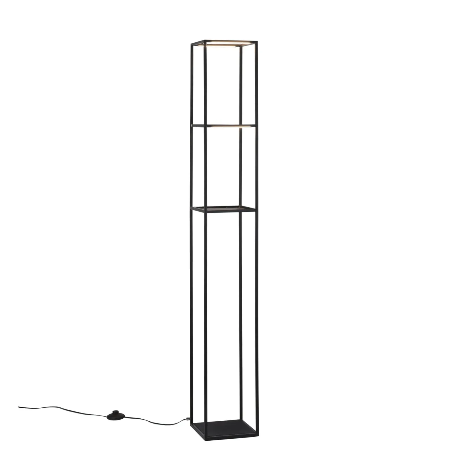 Paul Neuhausin LED-lattiavalaisin Conni, musta, metalli, 140 cm