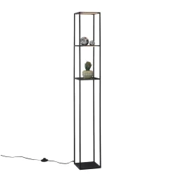 Paul Neuhausin LED-lattiavalaisin Conni, musta, metalli, 140 cm