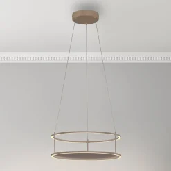 Paul Neuhausin LED-riippuvalaisin Conni, hiekanvärinen, Ø 50 cm