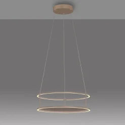Paul Neuhausin LED-riippuvalaisin Conni, hiekanvärinen, Ø 50 cm