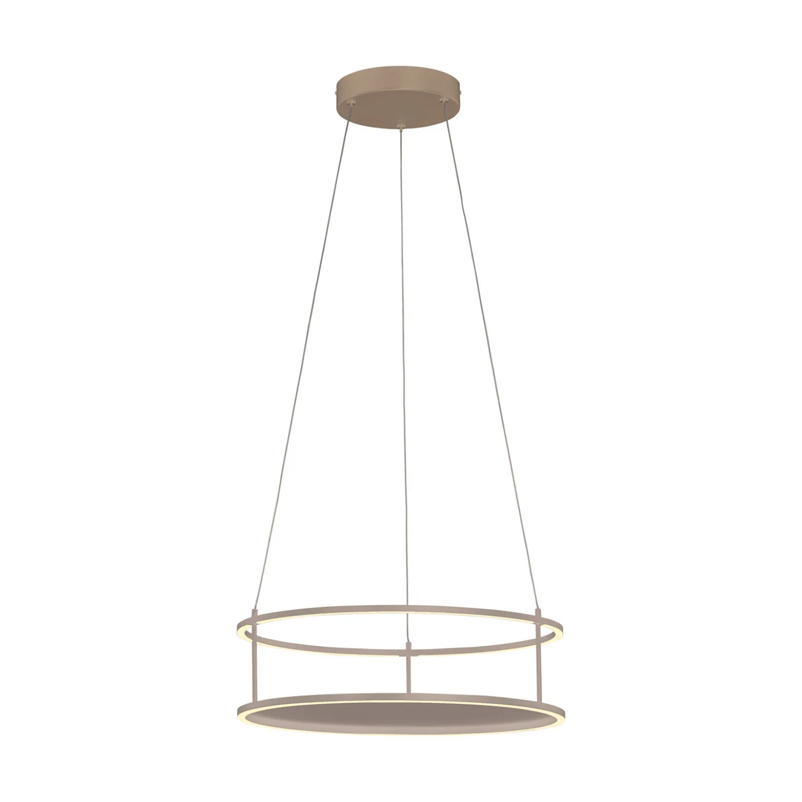 Paul Neuhausin LED-riippuvalaisin Conni, hiekanvärinen, Ø 50 cm