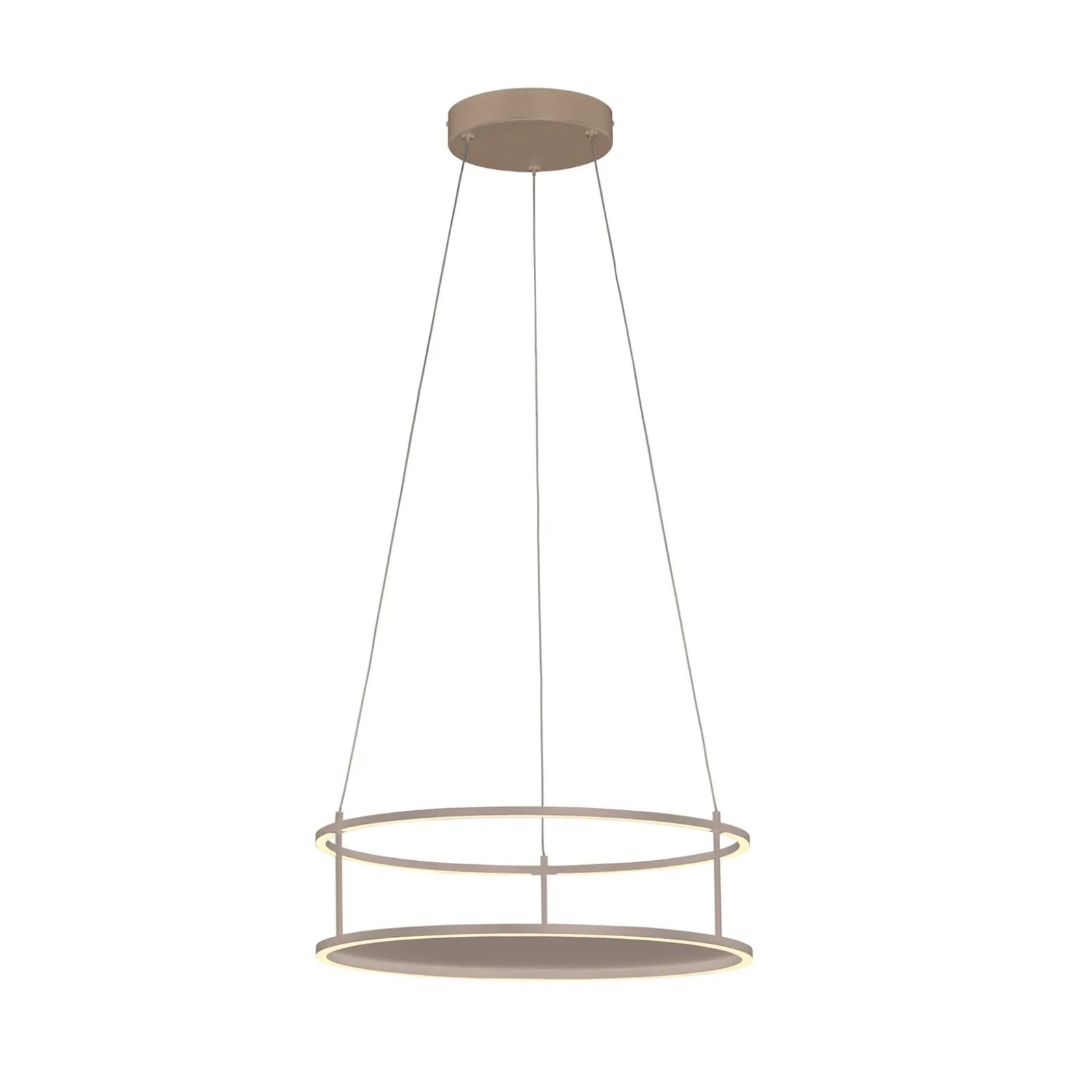 Paul Neuhausin LED-riippuvalaisin Conni, hiekanvärinen, Ø 50 cm