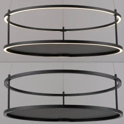 Paul Neuhausin LED-riippuvalaisin Conni, musta, halkaisija 50 cm