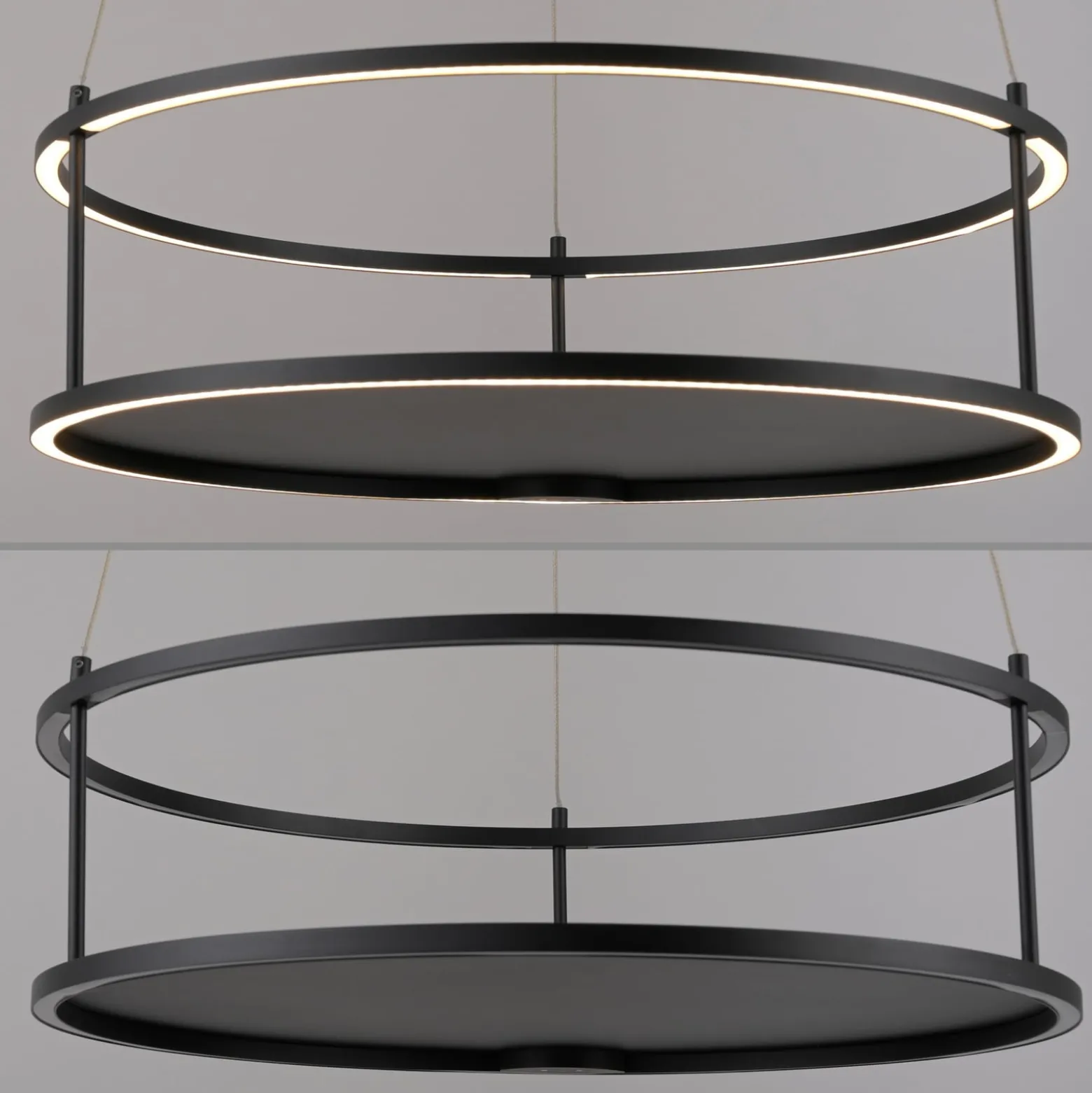 Paul Neuhausin LED-riippuvalaisin Conni, musta, halkaisija 50 cm