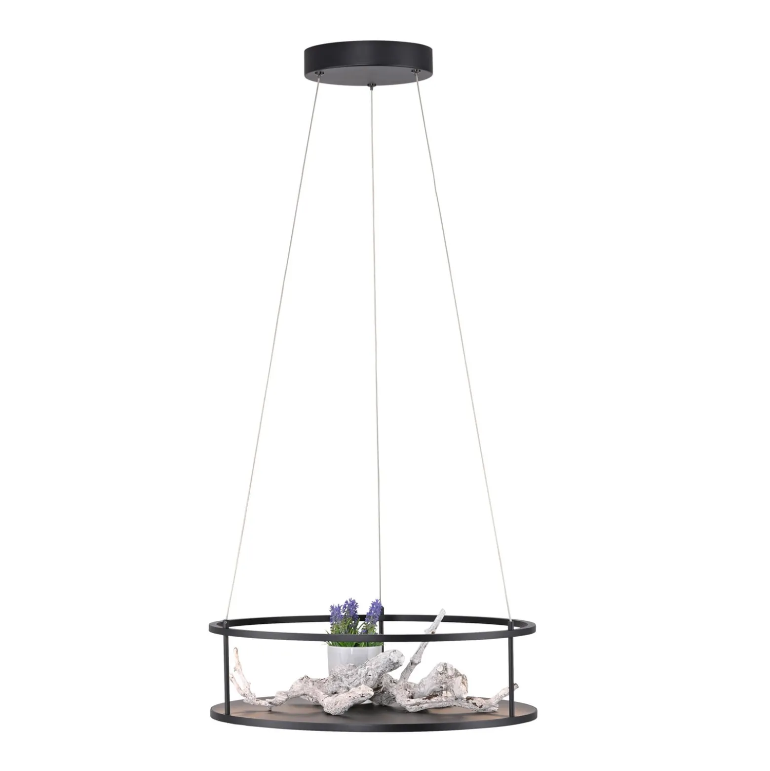 Paul Neuhausin LED-riippuvalaisin Conni, musta, halkaisija 50 cm