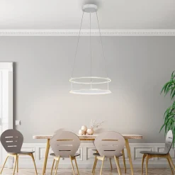 Paul Neuhausin LED-riippuvalaisin Conni, valkoinen, Ø 50 cm