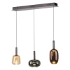 Paul Neuhaus, Irides LED-riippuvalaisin, pituus 90 cm, värillinen, lasi