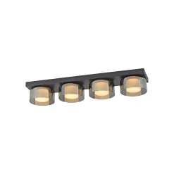 Paul Neuhaus LED-kattovalaisin Rika, 70 cm, lasi, himmennettävä