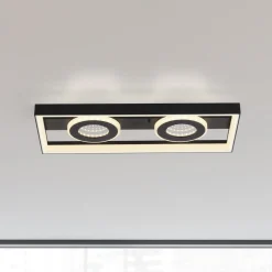 Paul Neuhaus LED-kattovalaisin Traforo, 45 cm, CCT, himmennettävä