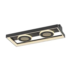 Paul Neuhaus LED-kattovalaisin Traforo, 45 cm, CCT, himmennettävä
