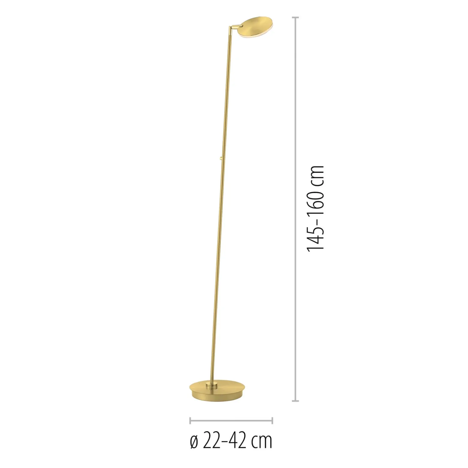Paul Neuhaus LED-lattiavalaisin Akku-Bente, messinki, CCT, USB-C