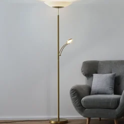 Paul Neuhaus LED-lattiavalaisin Alfred, messinginvärinen, himmennettävä