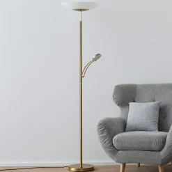 Paul Neuhaus LED-lattiavalaisin Alfred, messinginvärinen, himmennettävä