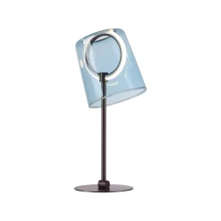 Paul Neuhaus LED-pöytävalaisin Zula, sininen, korkeus 42 cm
