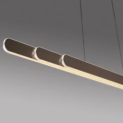 Paul Neuhaus LED-riippuvalaisin Adriana, ruskea, pituus 160 cm