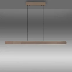 Paul Neuhaus LED-riippuvalaisin Adriana, ruskea, pituus 160 cm