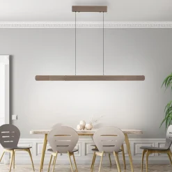 Paul Neuhaus LED-riippuvalaisin Adriana, ruskea, pituus 160 cm