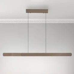 Paul Neuhaus LED-riippuvalaisin Adriana, ruskea, pituus 160 cm