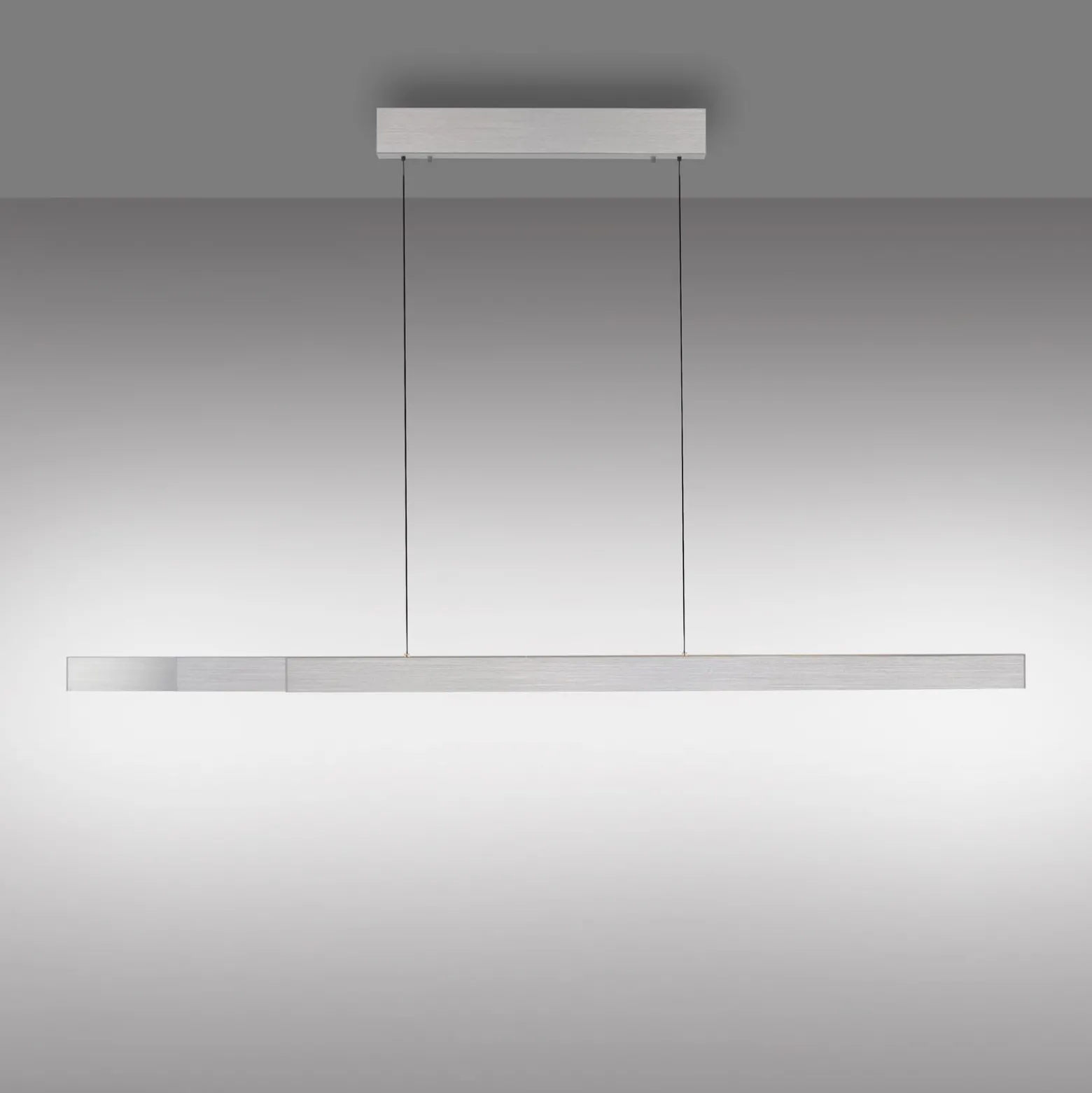 Paul Neuhaus LED-riippuvalaisin Adriana Square, alumiini, ylös/alas