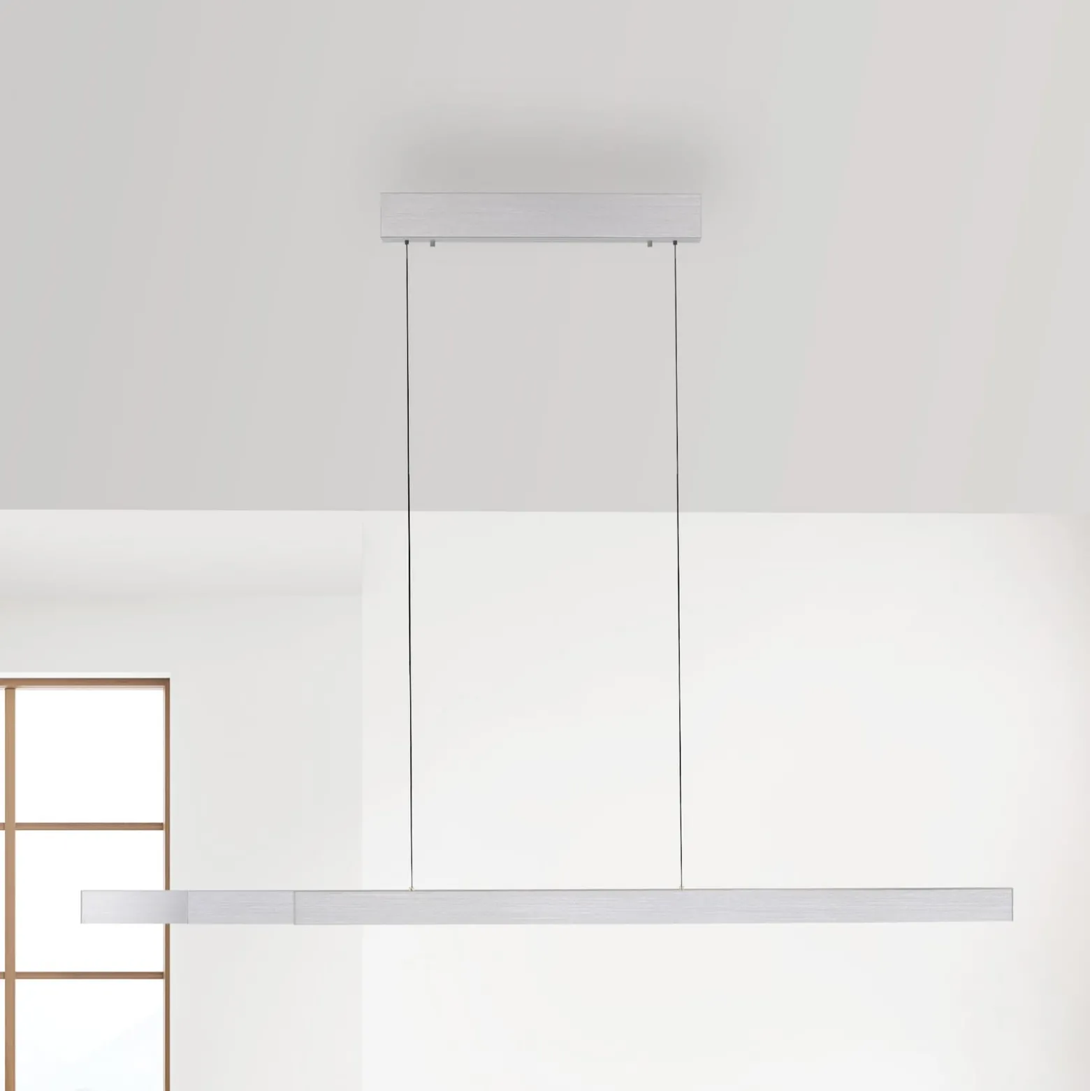 Paul Neuhaus LED-riippuvalaisin Adriana Square, alumiini, ylös/alas
