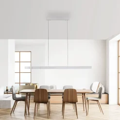 Paul Neuhaus LED-riippuvalaisin Adriana Square, alumiini, ylös/alas