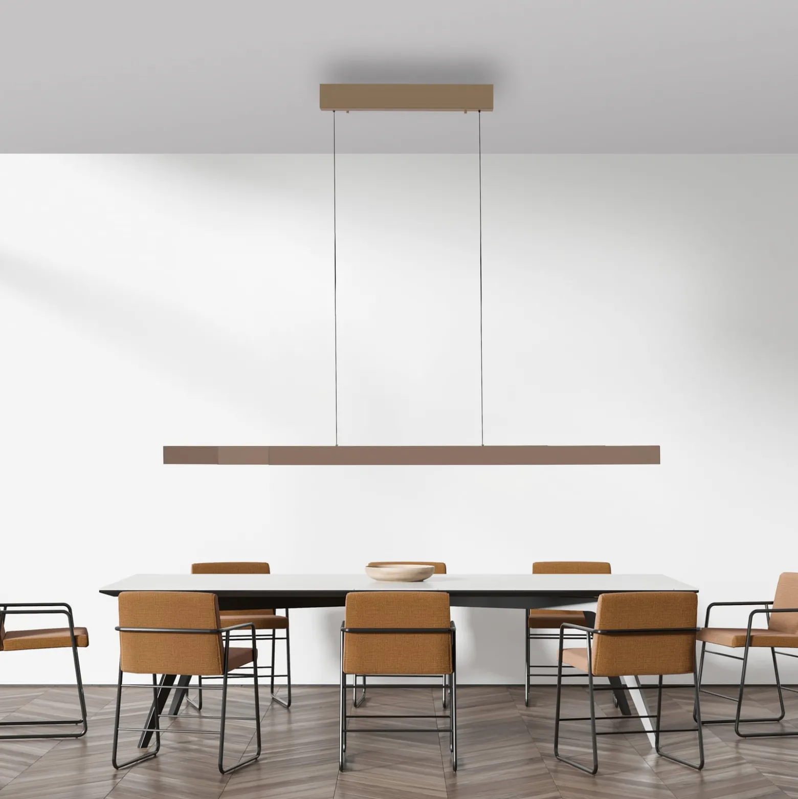 Paul Neuhaus LED-riippuvalaisin Adriana Square, pronssi, ylös/alas