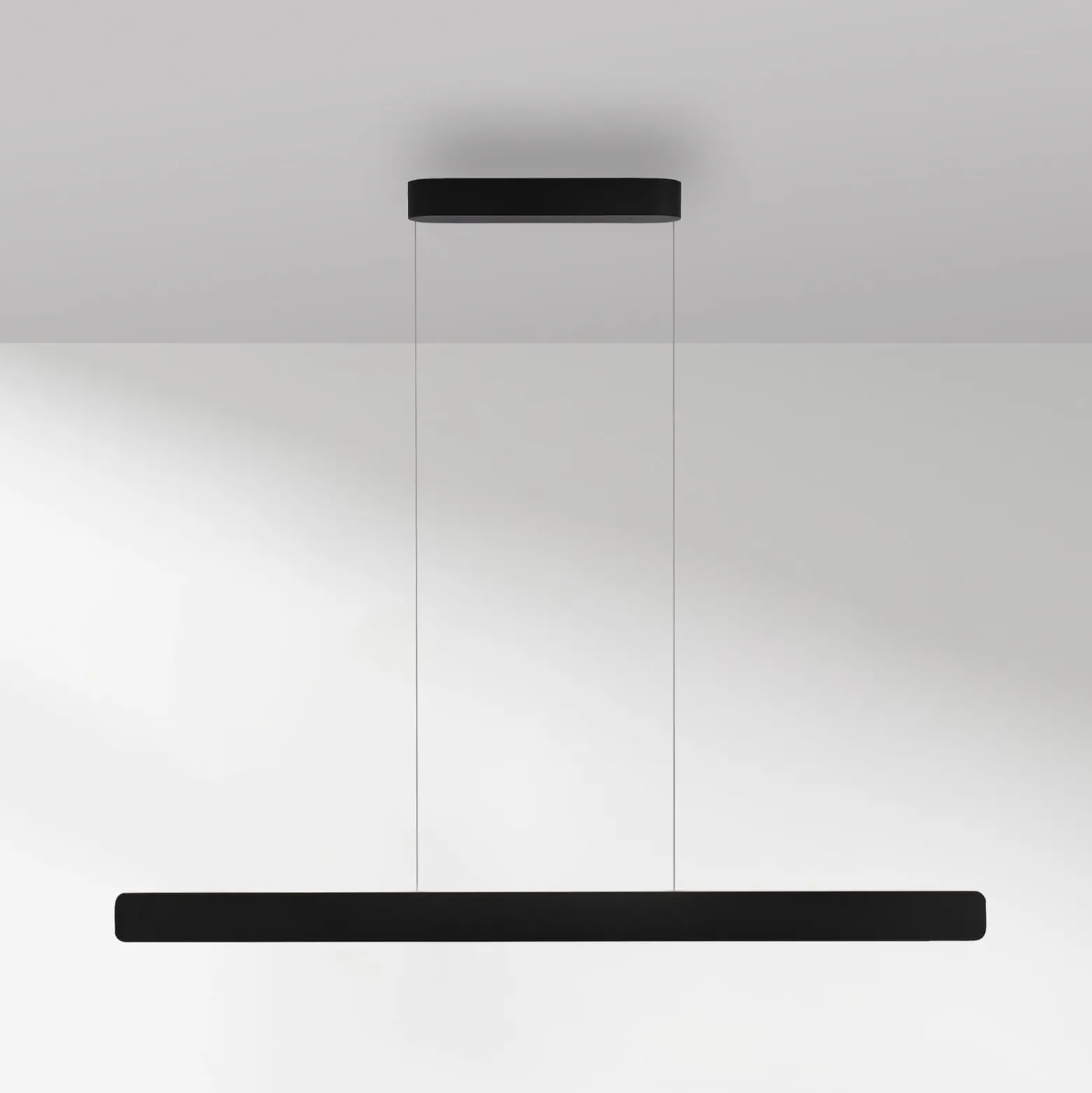 Paul Neuhaus LED-riippuvalaisin Q-Stretto, musta, 120 cm