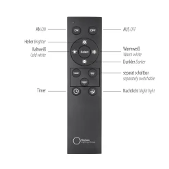 Paul Neuhaus LED-riippuvalaisin Q-Stretto, pronssi, 14,5 cm