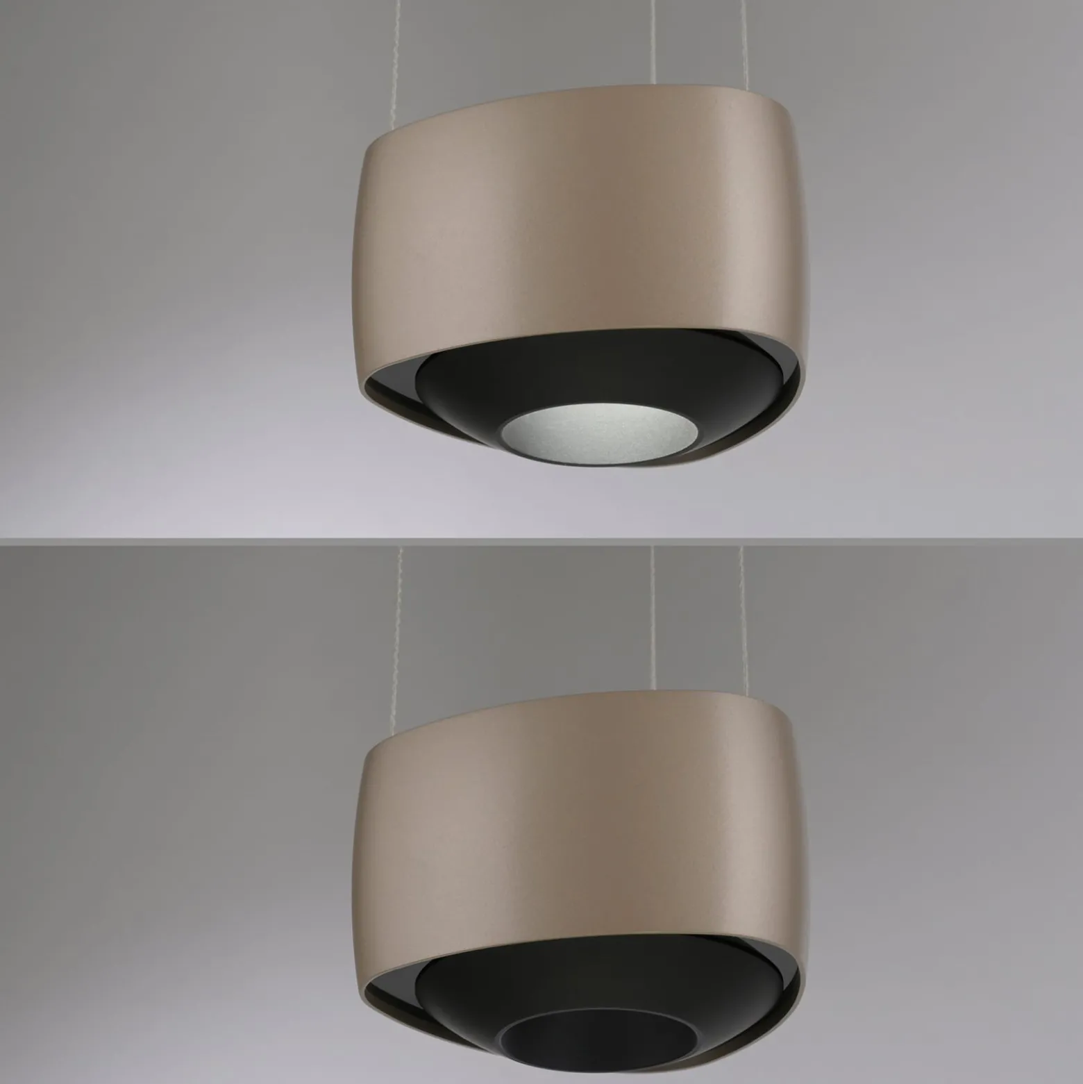 Paul Neuhaus LED-riippuvalaisin Q-Stretto, pronssi, 14,5 cm