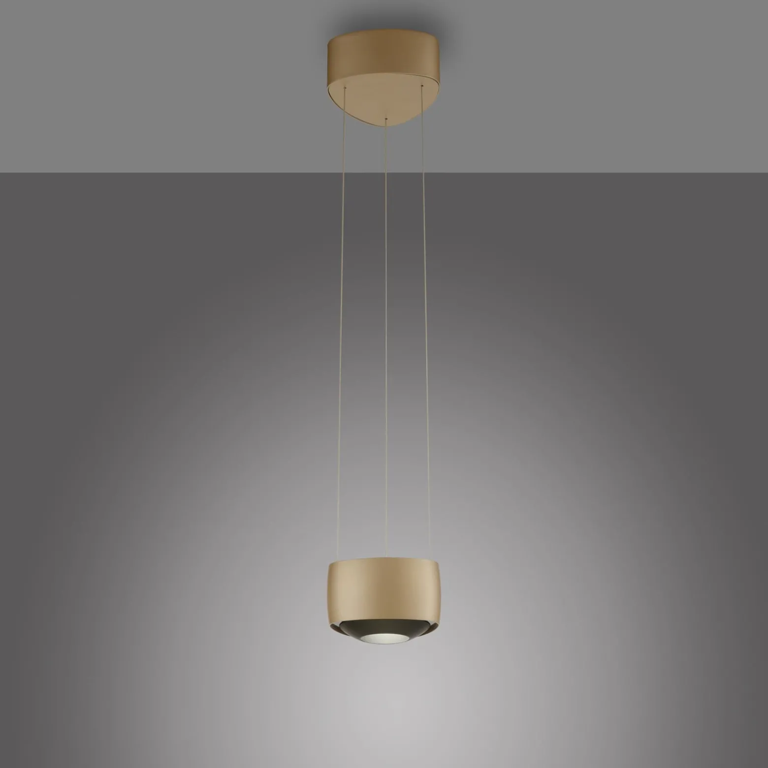 Paul Neuhaus LED-riippuvalaisin Q-Stretto, pronssi, 14,5 cm