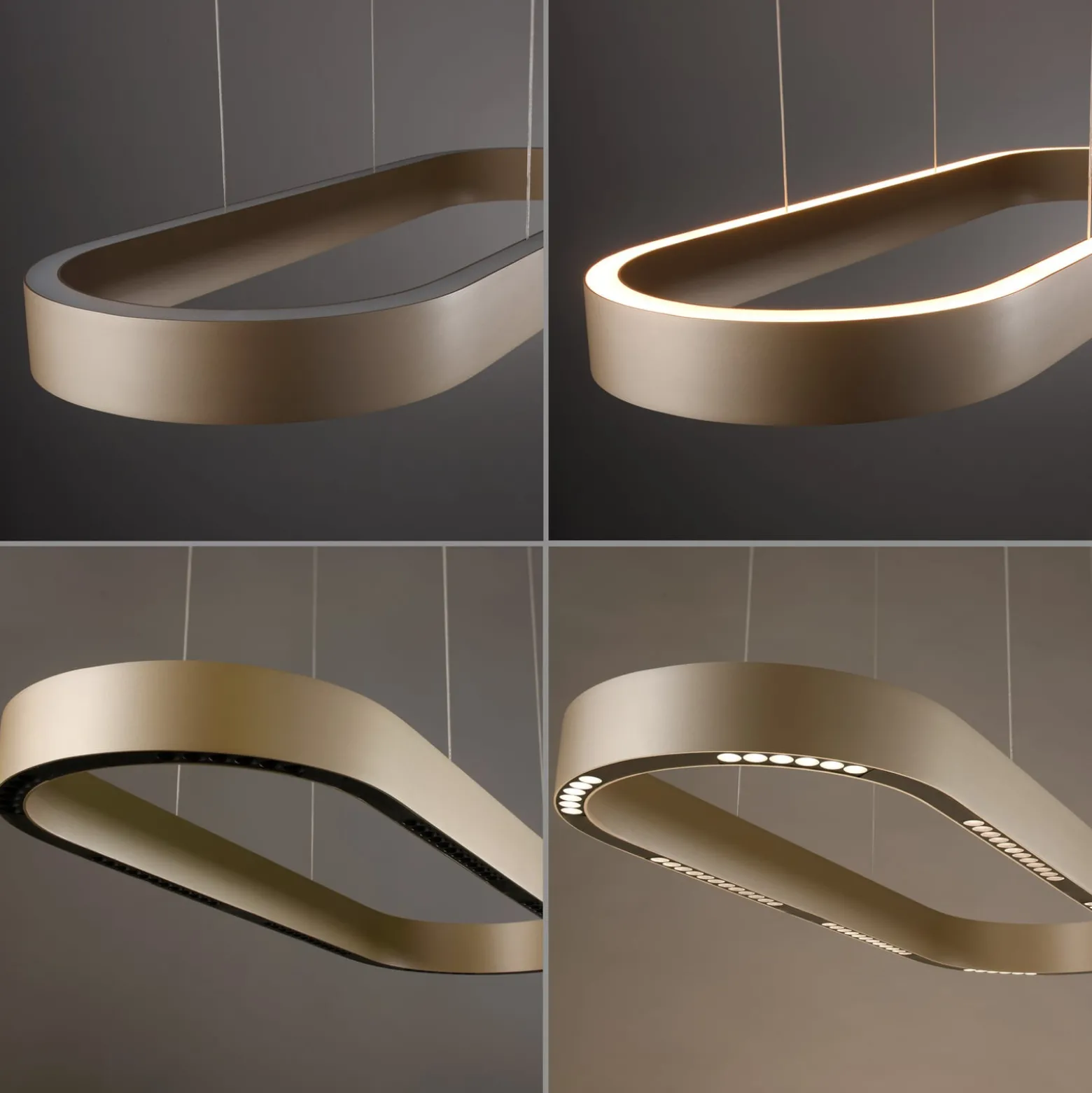 Paul Neuhaus LED-riippuvalaisin Q-Stretto, pronssi, 86,8 cm